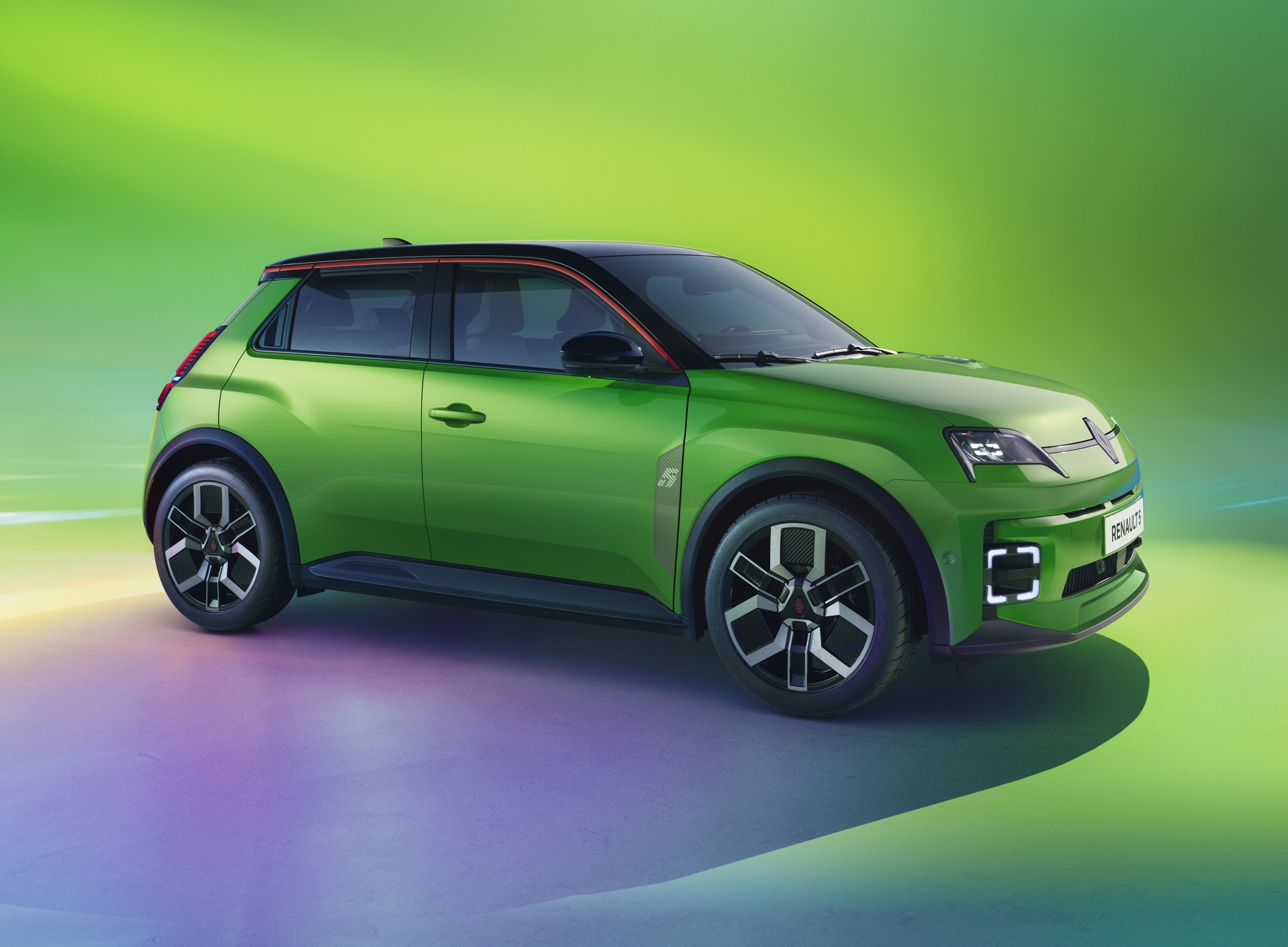 Nouvelle Renault 5 E-TECH vert pomme